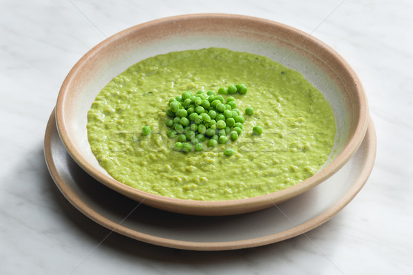кремом овощей суп растительное еды здорового Сток-фото © phbcz