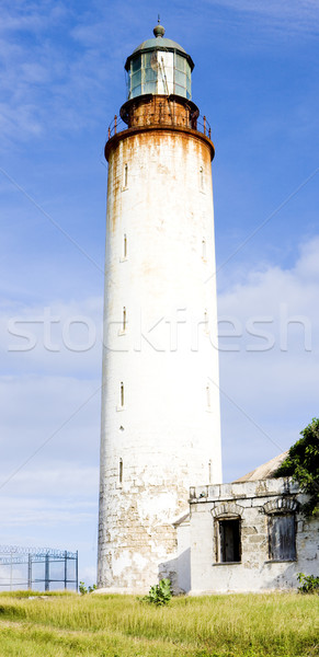 Punkt Leuchtturm Barbados Gebäude Architektur Freien Stock foto © phbcz