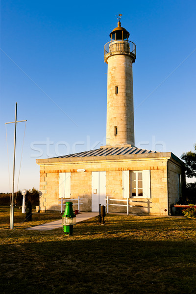 Richard Lighthouse, Gironde Department, Aquitaine, France Stock photo © phbcz