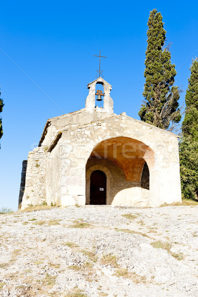 Chapel St. Sixte near Eygalieres, Provence, France Stock photo © phbcz