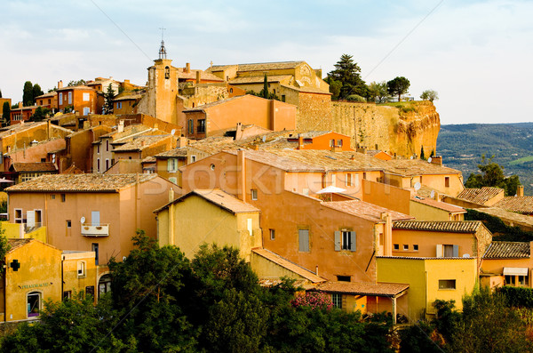 France bâtiments architecture maisons village extérieur [[stock_photo]] © phbcz