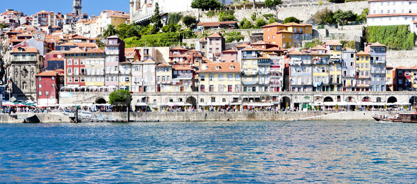 [[stock_photo]]: Trimestre · Portugal · bâtiment · ville · rivière · architecture