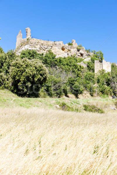 old ruined Vernegues, Provence, France Stock photo © phbcz