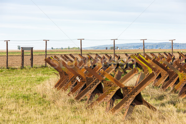 border near Satov, Czech Republic Stock photo © phbcz