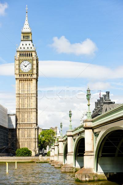 большой Бен Вестминстерский моста Лондон Великобритания город Сток-фото © phbcz