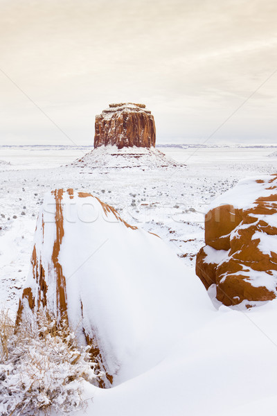 winter Merrick Butte, Monument Valley National Park, Utah-Arizon Stock photo © phbcz