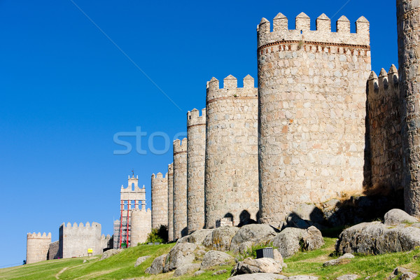 fortification of Avila, Castile and Leon, Spain Stock photo © phbcz