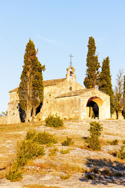 Chapel St. Sixte near Eygalieres, Provence, France Stock photo © phbcz