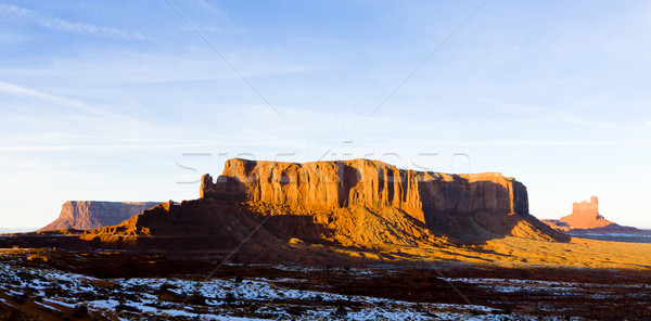 Sentinela vale parque EUA paisagem neve Foto stock © phbcz