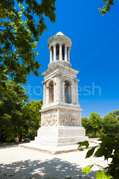 Roman Mausoleum, Glanum, Saint-Remy-de-Provence, Provence, Franc Stock photo © phbcz