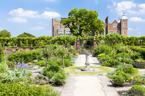 Hatfield House with garden, Hertfordshire, England Stock photo © phbcz