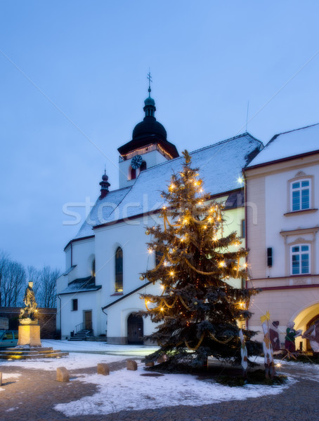 Nove Mesto nad Metuji at Christmas, Czech Republic Stock photo © phbcz