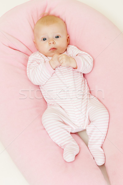three months old baby girl Stock photo © phbcz