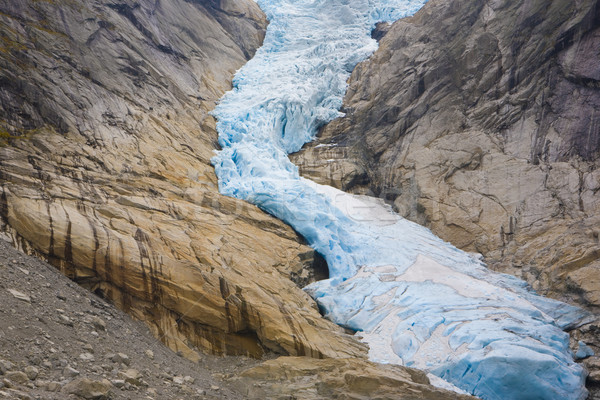 Melkevollbreen Glacier, Jostedalsbreen National Park, near Brigs Stock photo © phbcz