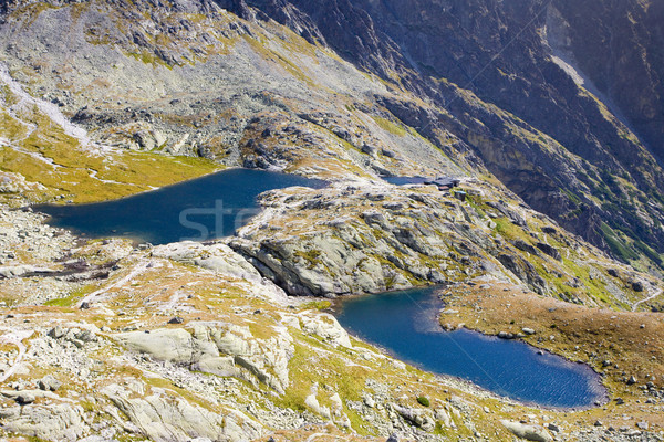 Five Spis Tarns, Vysoke Tatry (High Tatras), Slovakia Stock photo © phbcz