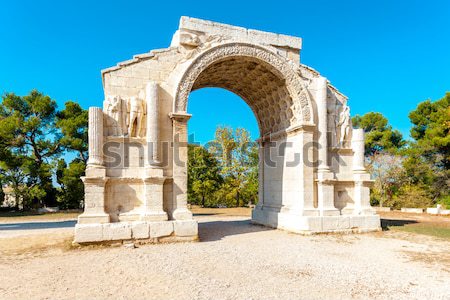 Roman Triumphal arch, Glanum, Saint-Remy-de-Provence, Provence,  Stock photo © phbcz