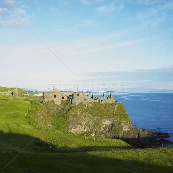 Stock photo: ruins of Dunluce Castle, County Antrim, Northern Ireland