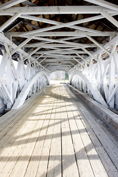 Groveton Covered Bridge (1852), New Hampshire, USA Stock photo © phbcz