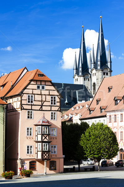 Stock photo: complex of medieval houses called Spalicek, Cheb, Czech Republic