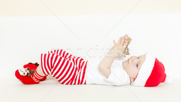 [[stock_photo]]: Cloche · fille · bébé