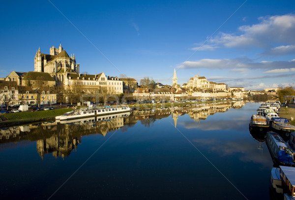 Auxerre, Burgundy, France Stock photo © phbcz