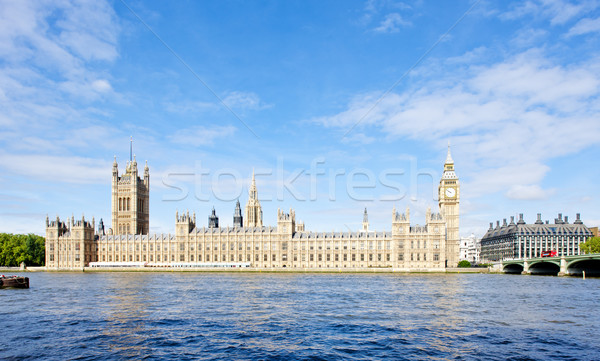 房屋 議會 倫敦 大不列顛 城市 河 商業照片 © phbcz