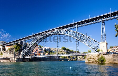 Dom Luis I Bridge, Porto, Portugal Stock photo © phbcz
