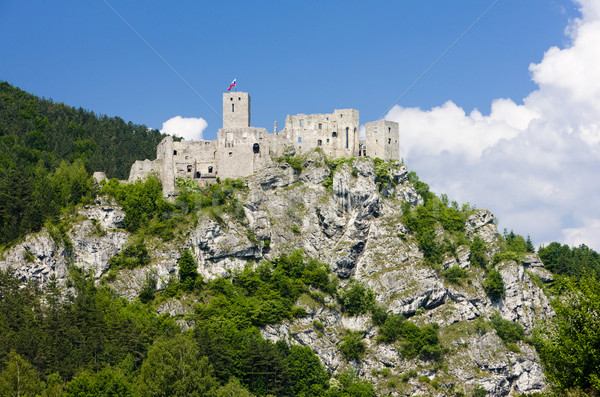 [[stock_photo]]: Ruines · château · Slovaquie · bâtiment · architecture · extérieur