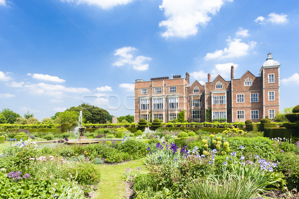 Hatfield House with garden, Hertfordshire, England Stock photo © phbcz