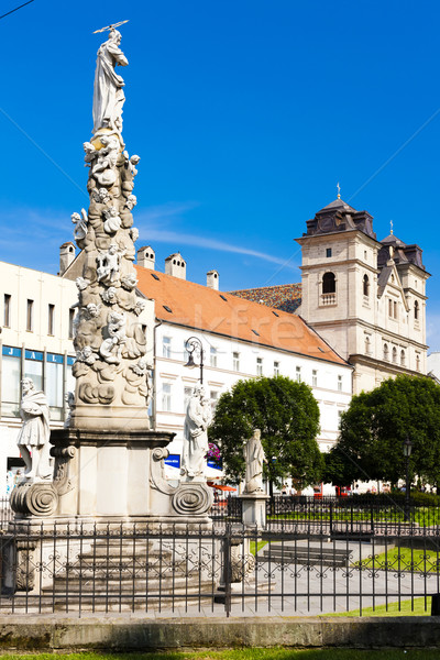 Marian Plague Column, Kosice, Slovakia Stock photo © phbcz