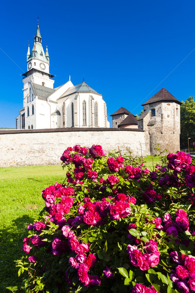 castle and church of Saint Catherine, Kremnica, Slovakia Stock photo © phbcz