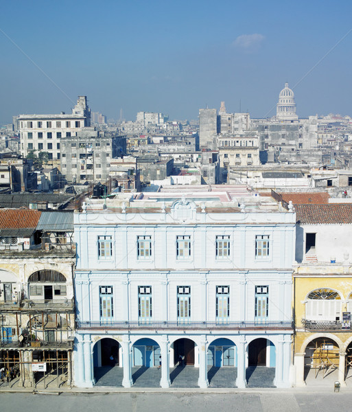 öreg Havanna Kuba épület utazás építészet Stock fotó © phbcz