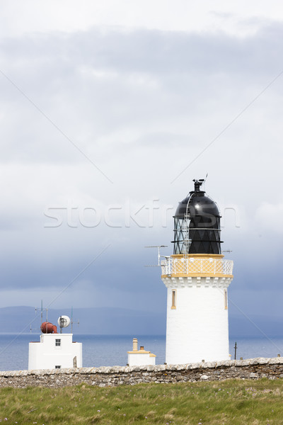 Hoofd vuurtoren hoogland Schotland gebouw oceaan Stockfoto © phbcz