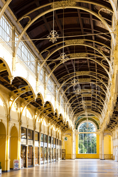 interior of Colonnade, Marianske Lazne (Marienbad), Czech Republ Stock photo © phbcz