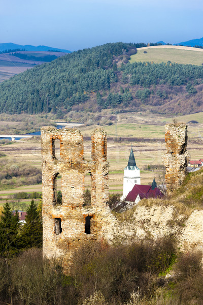 Foto stock: Ruinas · castillo · Eslovaquia · edificio · arquitectura · Europa