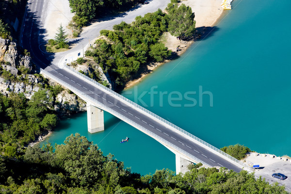 St Croix Lake, Les Gorges du Verdon, Provence, France Stock photo © phbcz
