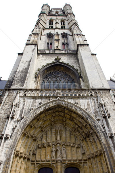 Cathedral of St. Bavon, Ghent, Flanders, Belgium Stock photo © phbcz
