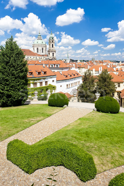 Foto stock: Jardín · iglesia · Praga · checo · República · Checa