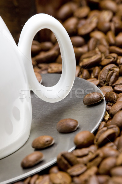 detail of cup of coffee Stock photo © phbcz