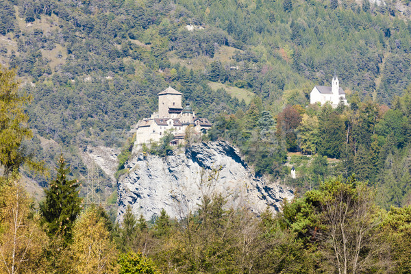 Rhazuns Castle, canton Graubunden, Switzerland Stock photo © phbcz