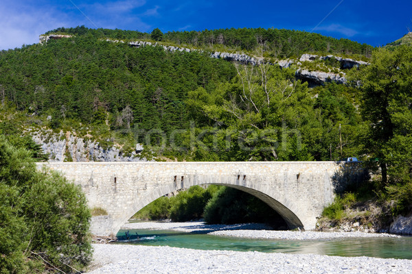 Carejuan Bridge, Verdon Gorge, Provence, France Stock photo © phbcz