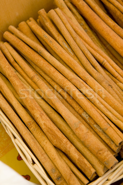 Foto stock: Canela · rua · mercado · França · tempero · ao · ar · livre