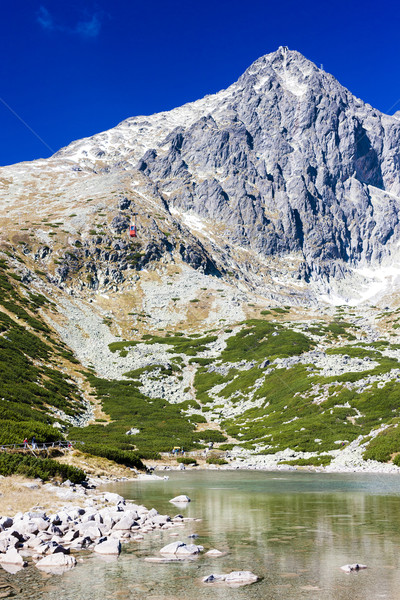 Lomnicky Peak and Skalnate Tarn, Vysoke Tatry (High Tatras), Slo Stock photo © phbcz