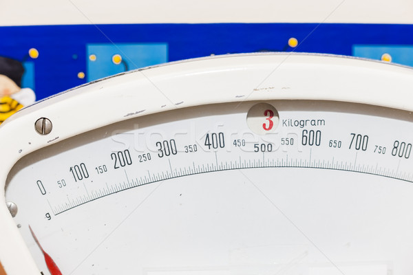 detail of a scale in maternal hospital Stock photo © phbcz