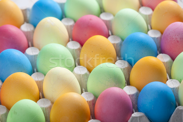 Stock fotó: Csendélet · húsvéti · tojások · húsvét · tojás · húsvéti · tojás · színek