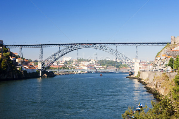 Dom Luis I Bridge, Porto, Douro Province, Portugal Stock photo © phbcz
