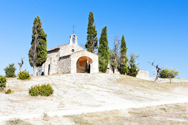 Chapel St. Sixte near Eygalieres, Provence, France Stock photo © phbcz