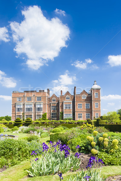 Hatfield House with garden, Hertfordshire, England Stock photo © phbcz