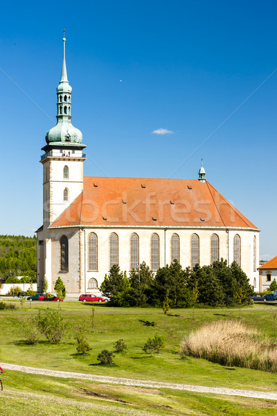 Church of the assumption, Most, Czech Republic Stock photo © phbcz