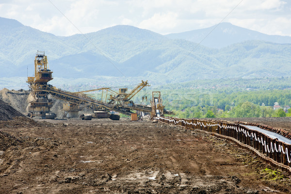 industry in Tuzla region, Bosnia and Hercegovina Stock photo © phbcz